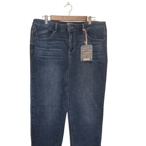 Democracy Flex-ellent Girlfriend Jeans in Dark Blue
